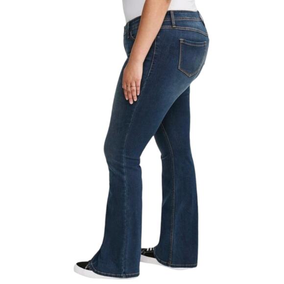 Torrid Medium Wash Easy Relaxed Boot Cut Stretch Casual Jeans Plus Size 24 - Picture 2 of 13